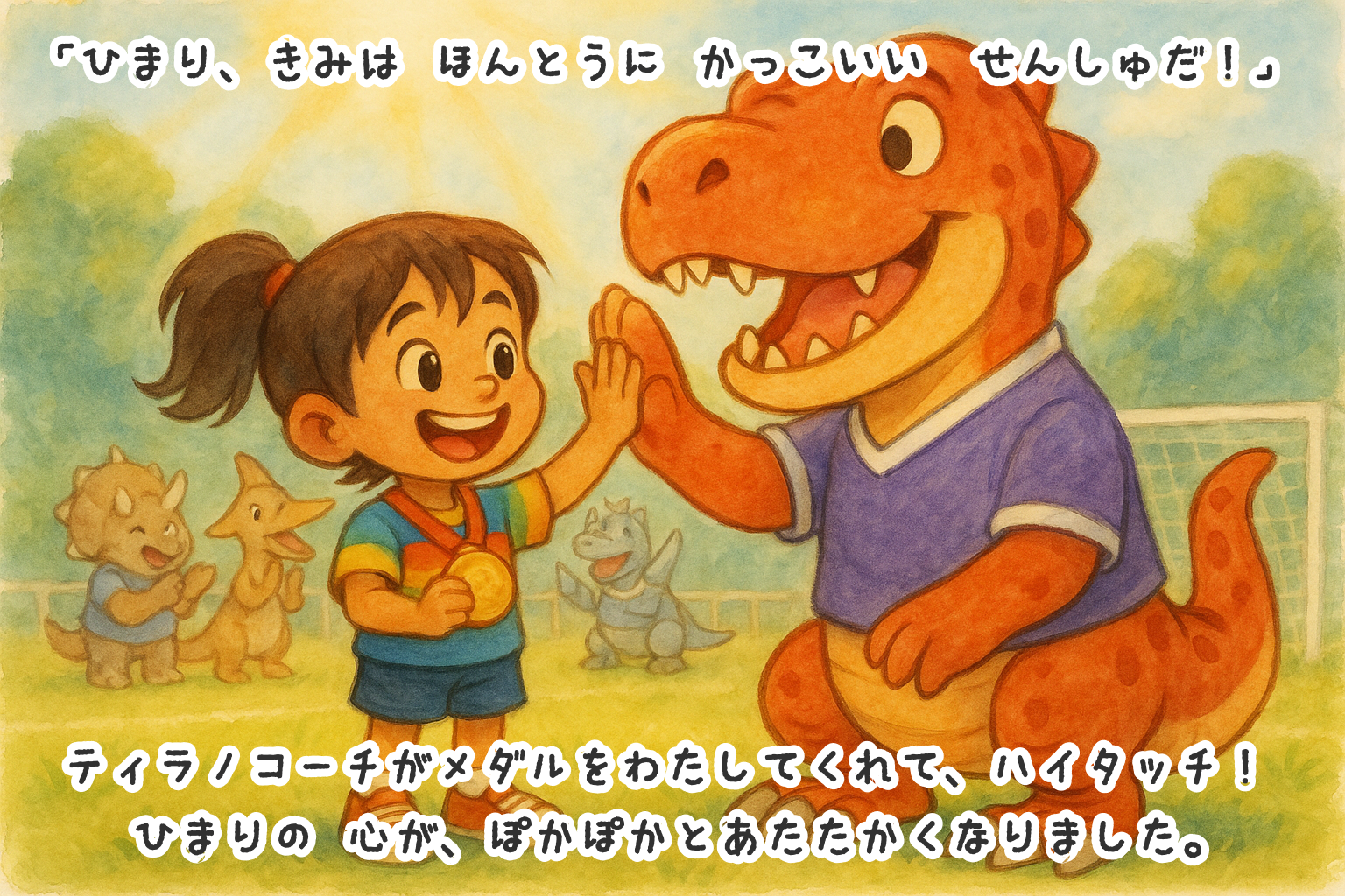 ひまちゃんの絵本の12ページ目